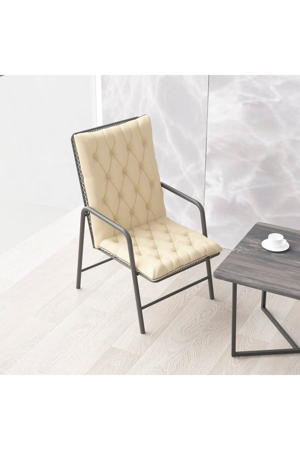 Retohome Style Metal Minderli Koltuk