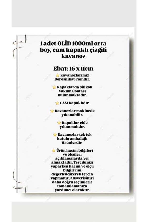 1000 ml Cam Kavanoz Kapaklı – Bakliyat, Baharat & Kuru Gıda Saklama Kabı – Şeffaf, Dayanıklı Cam