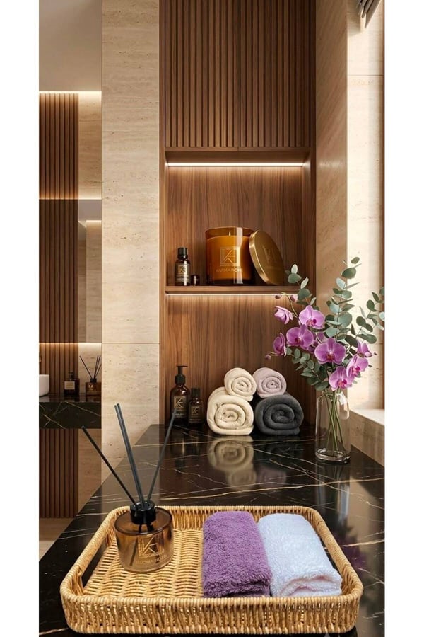 3’lü Rattan Dikdörtgen Tepsi Seti – Hasır Servis & Sunum Tepsisi - 3'lü Rattan Servis Sunum Tepsisi Dikdörtgen Model 40 x 30