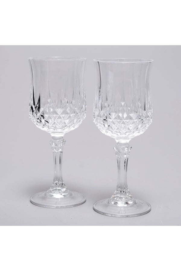 6'lı Kristal Lale Desen Kahve Yanı Su Bardağı Seti 50 ML-6lı Ayaklı Kahve Yanı Su Bardağı