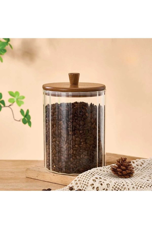 Akasya Cam Kavanoz 1670 ml-Akasya Kapaklı Büyük Boy Kavanoz-Mien Baharat, Bakliyat, Kahve Kavanozu