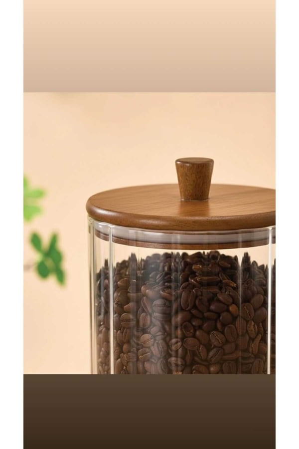 Akasya Cam Kavanoz 2260 ml-Akasya Kapaklı Büyük Boy Kavanoz-Mien Baharat, Bakliyat, Kahve Kavanozu