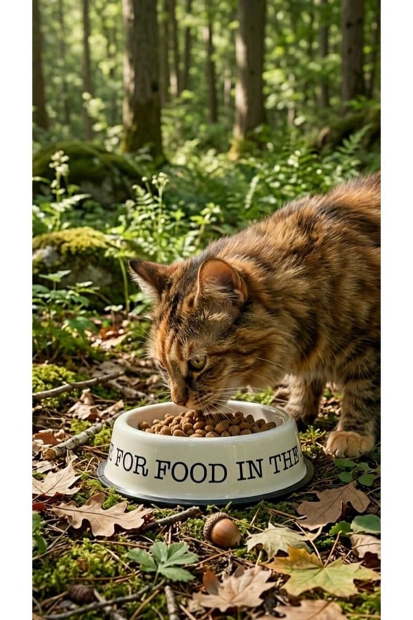 Emaye Kedi Köpek Mama ve Su Kabı 22 cm - Mood Serisi Emaye Pet Bowls Mama Kabı