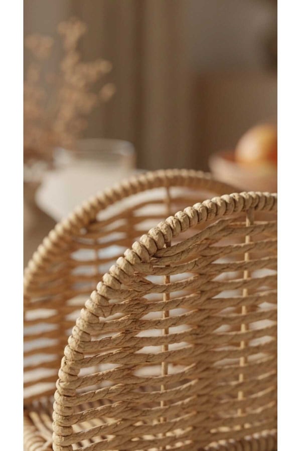 Oval Rattan Peçetelik – Mien Doğal, Dekoratif & Sunumluk