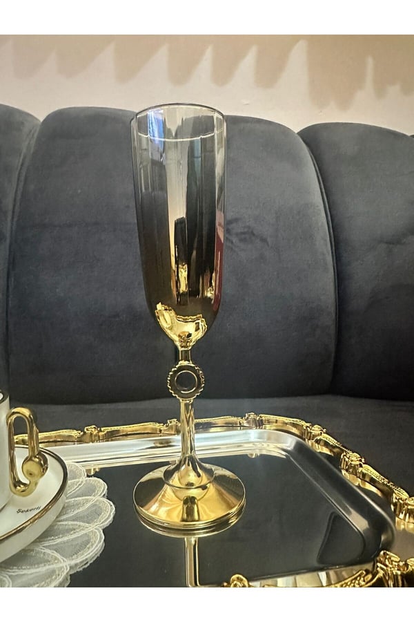 Paşabahçe Amore Gold 2'li Kahve Yanı Su Bardağı-2'li Amore Titanic Kahve Yanı Su Bardağı Seti