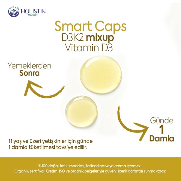 D3K2 Mixup 20 ml Damla (1000 IU D3 + 30 mcg K2 Vitamini)