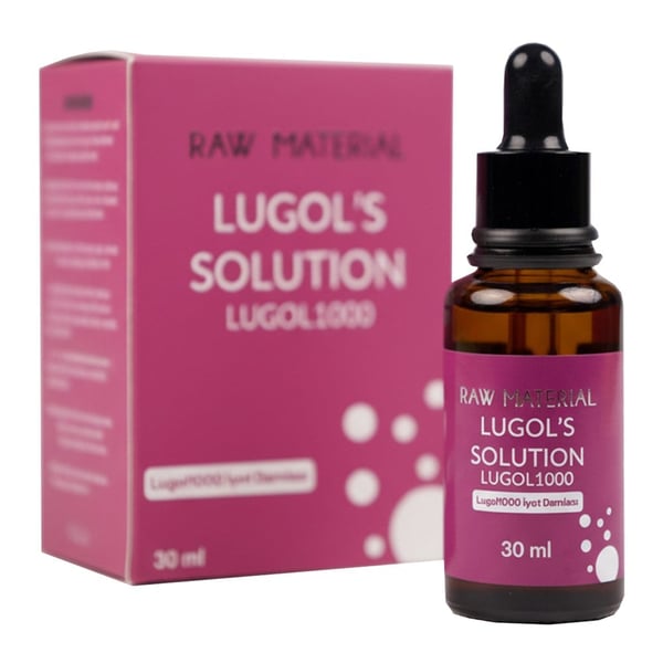 Lugol Solüsyon 1000 İyot Damlası  30 ml