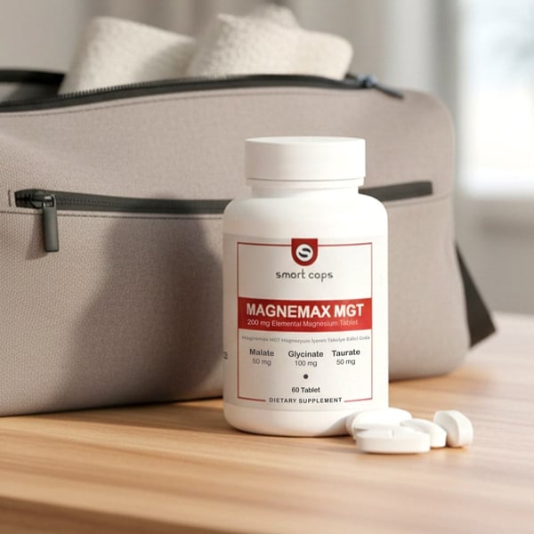Magnemax MGT Magnezyum Complex (Malat, Taurat, Bisglisinat) 60 Tablet