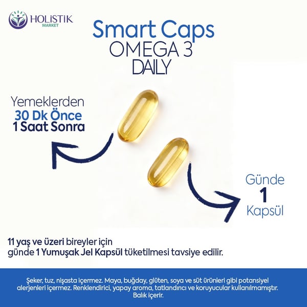 Omega 3 Daily 60 Softjel - Balık Yağı, EPA, DHA