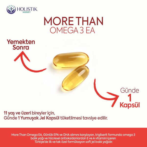 Omega 3 EA 30 Softjel - Balık Yağı, EPA, DHA, Vitamin E, Vitamin A