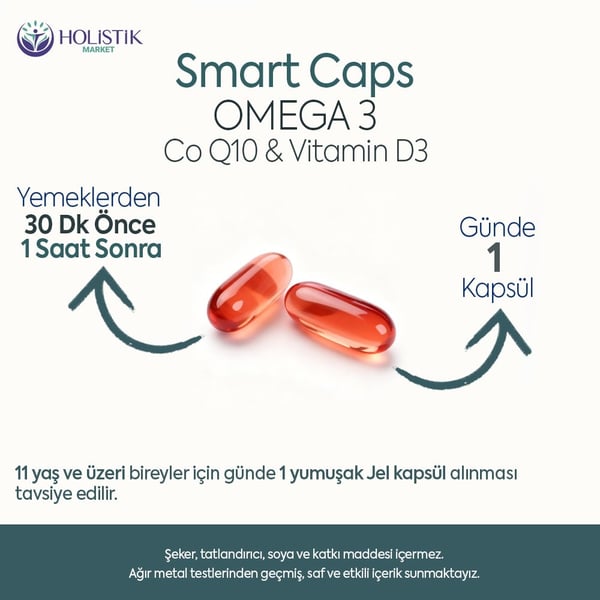 Omega 3 Koenzim Q10 & Vitamin D3 30 Softjel
