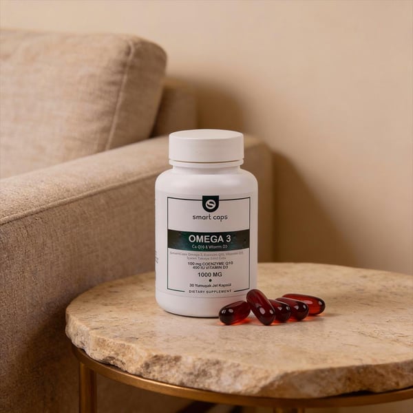 Smart Caps Omega 3 Koenzim Q10 & Vitamin D3 30 Softjel