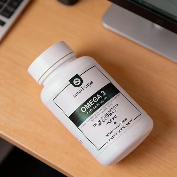 Smart Caps Omega 3 Koenzim Q10 & Vitamin D3 30 Softjel