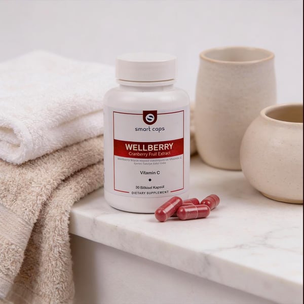 Smart Caps Wellberry Cranberry 30 Kapsül