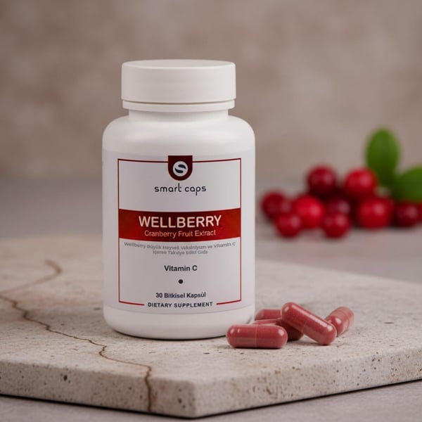 Smart Caps Wellberry Cranberry 30 Kapsül