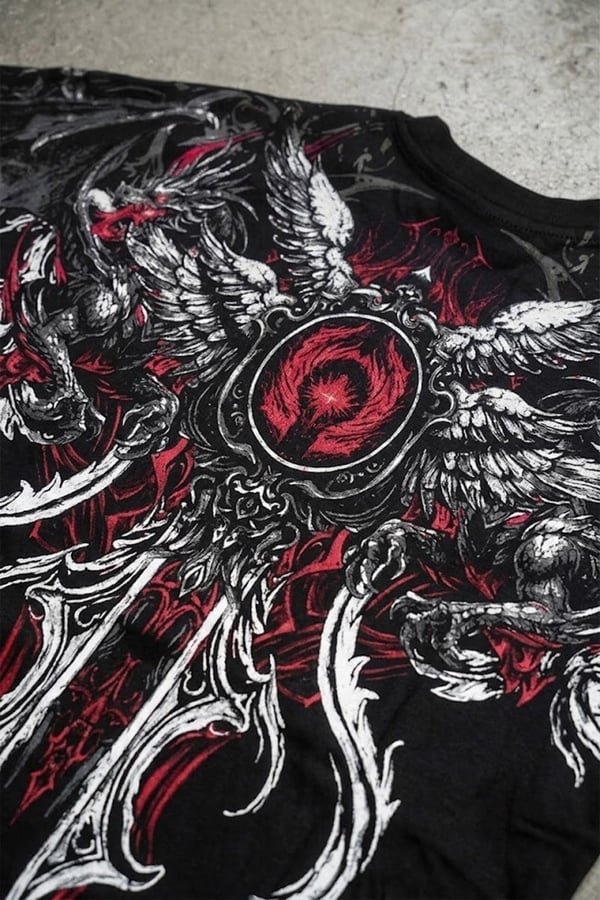 Dark Fantasy Gotik Y2K T-Shirt