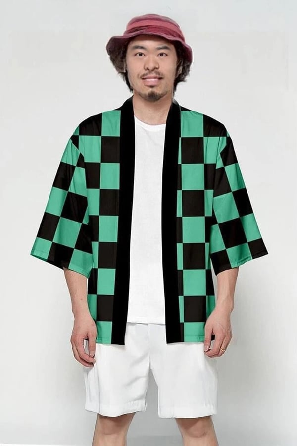 Demon Slayer: Kimetsu No Yaiba Tanjiro Anime Kimono