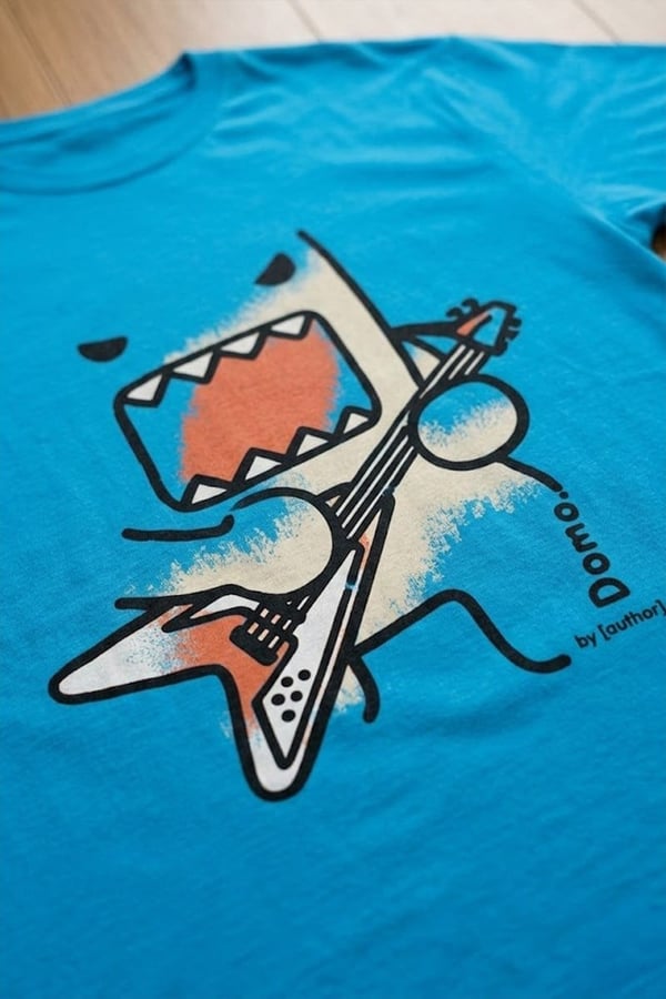 Domo-Kun Y2K Mavi T-Shirt