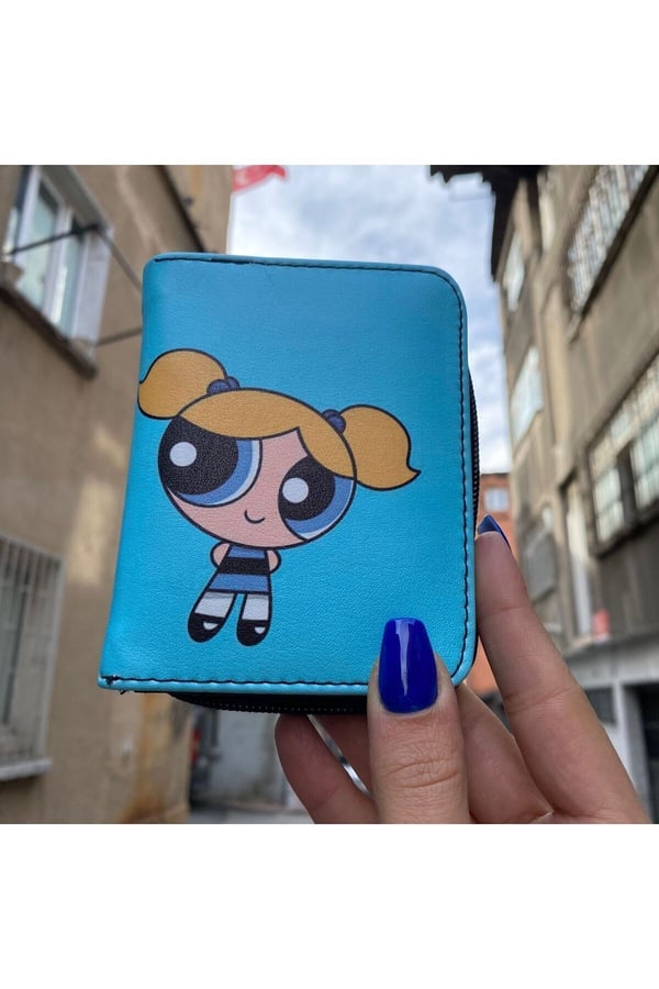 Powerpuff Girls Blossom Kısa Cüzdan