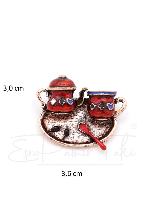 Çay Takımı Broş