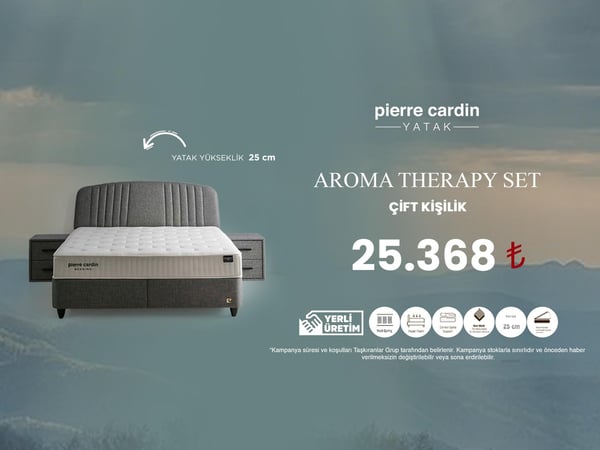 Aroma Therapy Yatak & Baza & Başlık Set