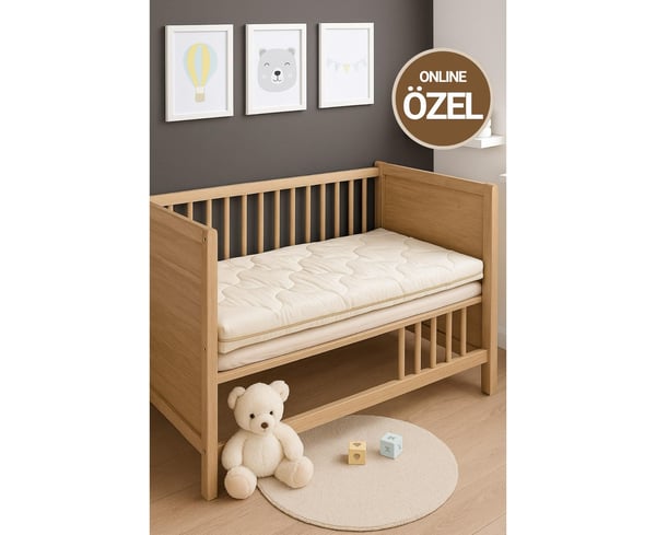 BabySoft Organik Bebek Sünger Yatağı