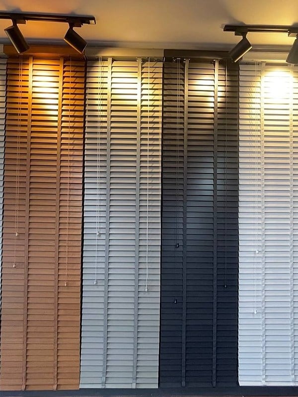 Ahşap Jaluzi Perdeler 752 Rustik Gri - 50mm Doğal Ahşap Jaluzi Perde - Özel Ölçü