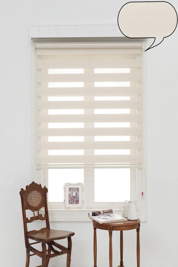 Stor Perde BAMBU KREM ZEBRA PERDE