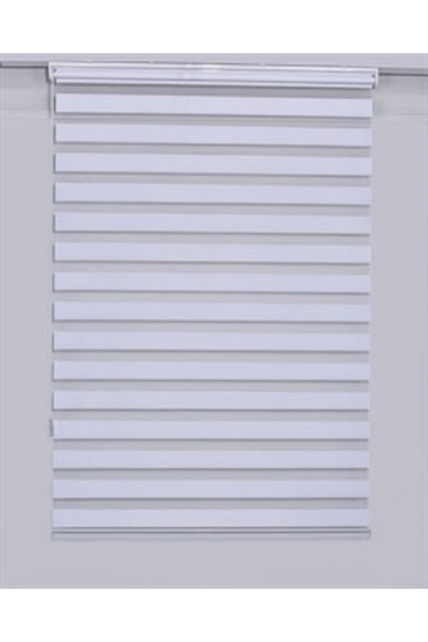 Stor Perde Beyaz Zebra