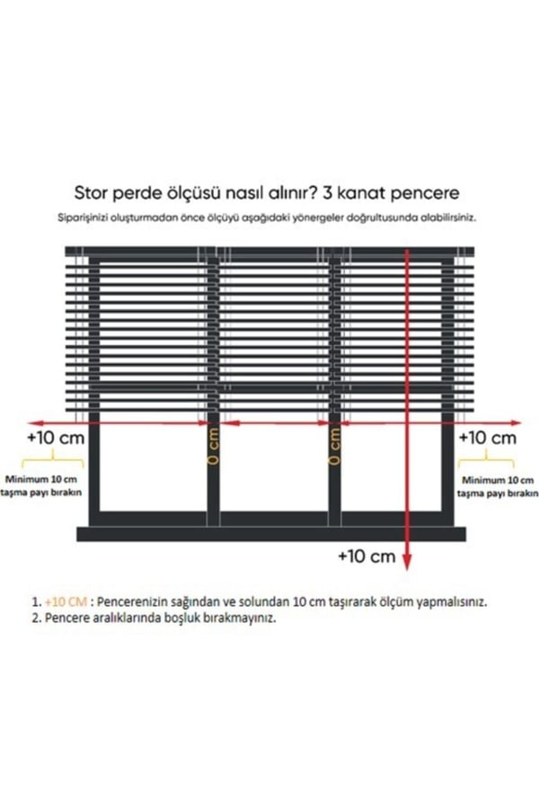 Stor Perde Düz Stor Krem Perde Ms1201b