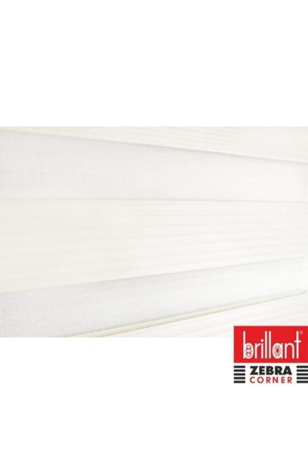 Stor Perde Pliseli Zebra Perde Etek Dilimli Ekru Mz481a