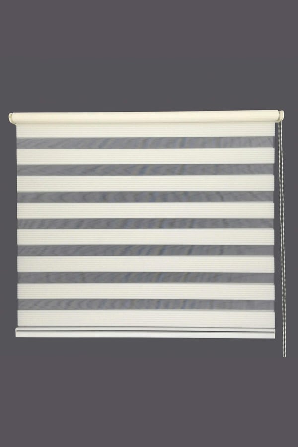 Stor Perde Rüyaper Pliseli Stor Zebra Perde (beyaz)