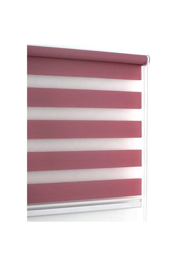 Stor Perde Şeker Pembe Düz Zebra Perde