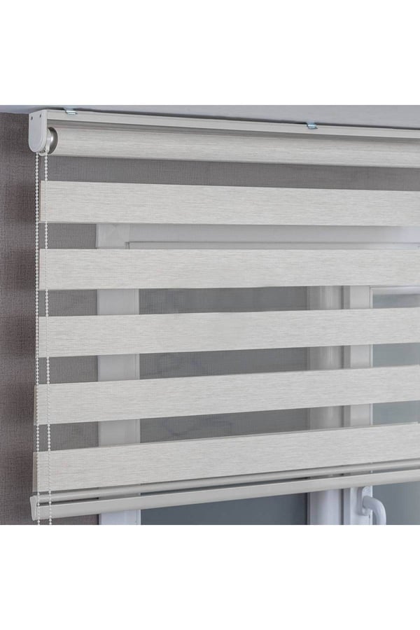 Stor Perde Zebra Perde Bambu Krem 170x200 Bb001