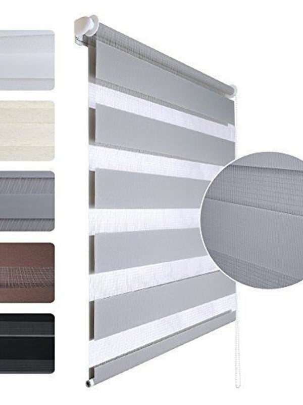 Stor & Zebra Perdeler Gri Zebra Perde – Özel Ölçü