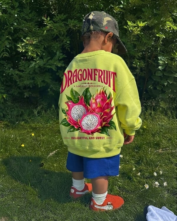 DRAGON FRUİT OVERSİZE SWEATSHİRT 
