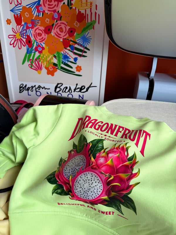 DRAGON FRUİT OVERSİZE SWEATSHİRT 