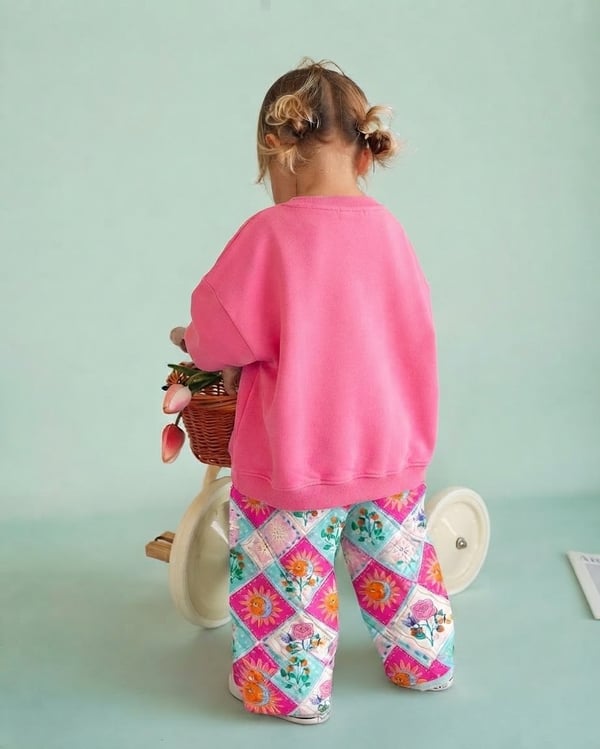 PİNK PATCHWORK  EŞOFMAN ALTI 
