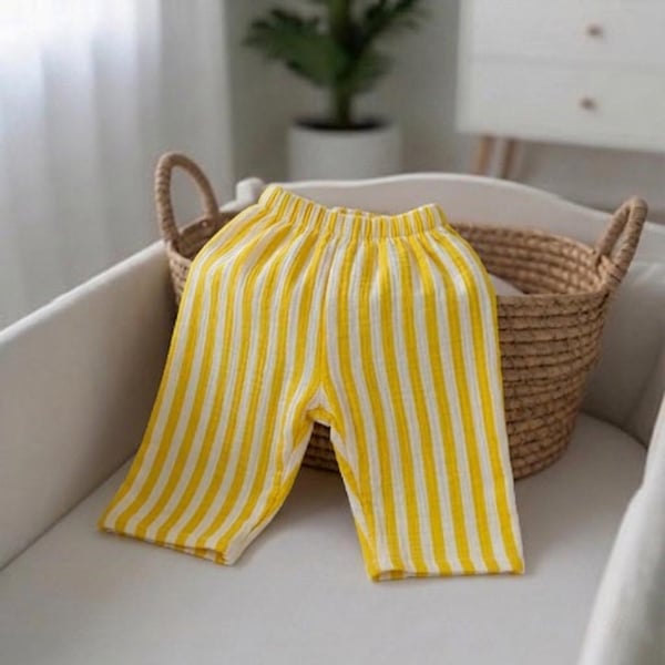 SARI ÇİZGİLİ BAGGY