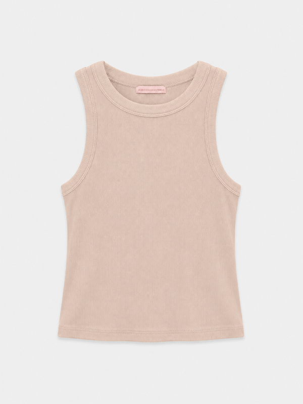 Fitilli Crop Atlet - Bej