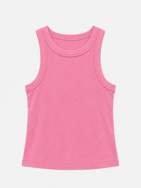 Fitilli Crop Atlet - Pembe 