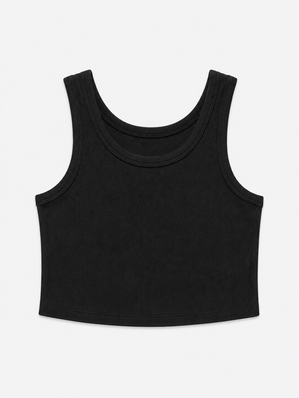 Petli Fitilli Crop - Siyah