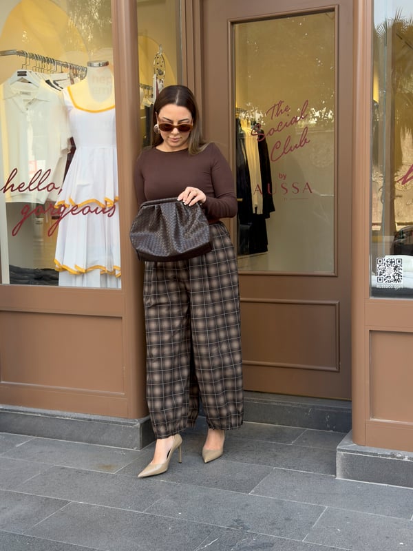 EKOSE PAÇA PİLELİ BAGY PANTOLON