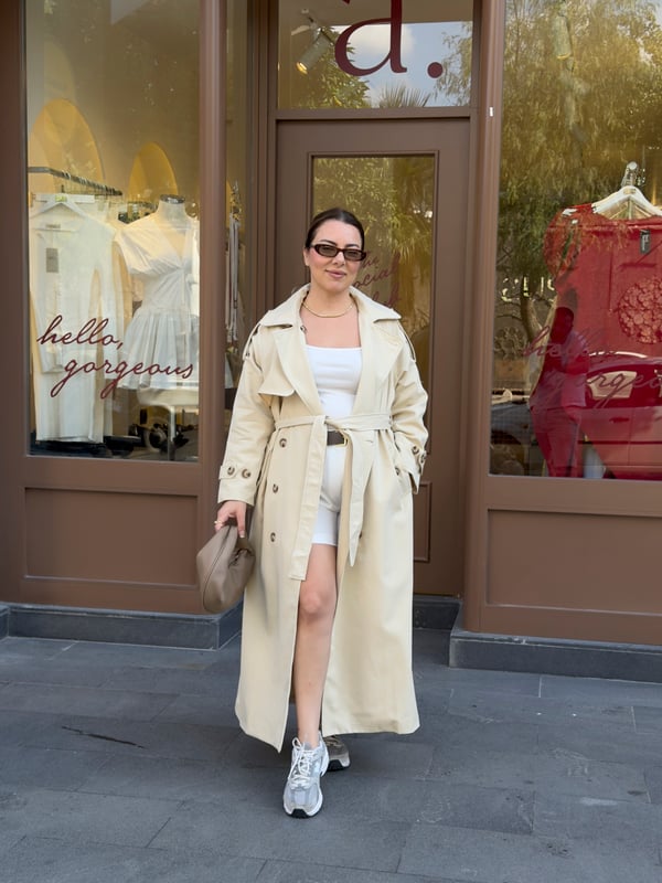 PREMİUM İPEKY*L MODEL MAKSİ TRENÇKOT