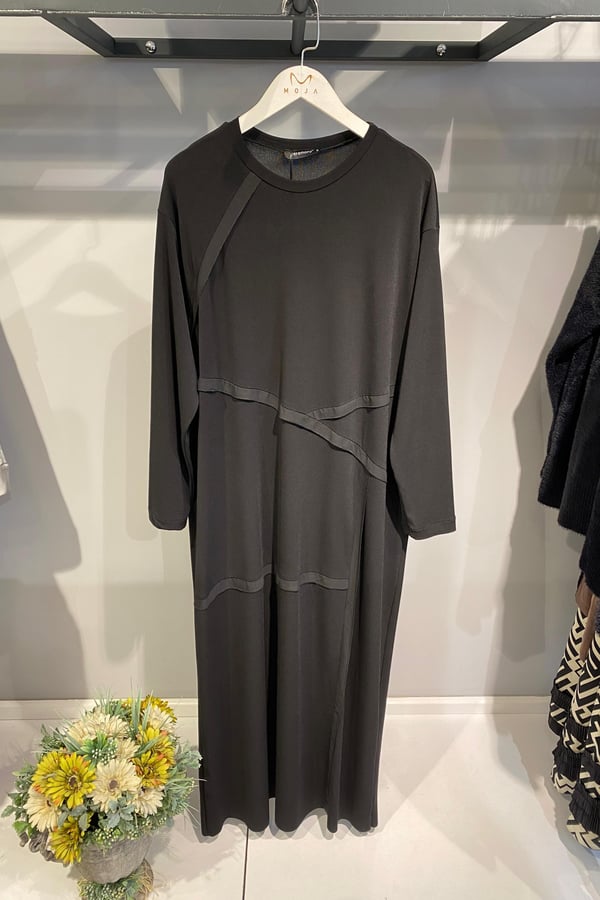 CEREMONY ÇOK PARÇALI ÖRME KREP TAM BOY ELBİSE