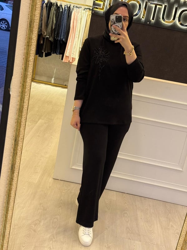 EXQUİSE Belden Bağlamalı Claudia Örme Pantolon