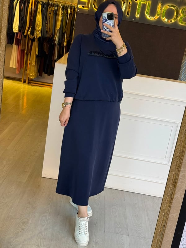 FUAT GÜRSEN Fashion Detaylı Etekli Takım