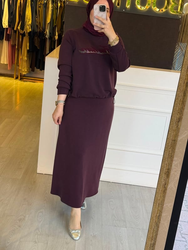 FUAT GÜRSEN Fashion Detaylı Etekli Takım