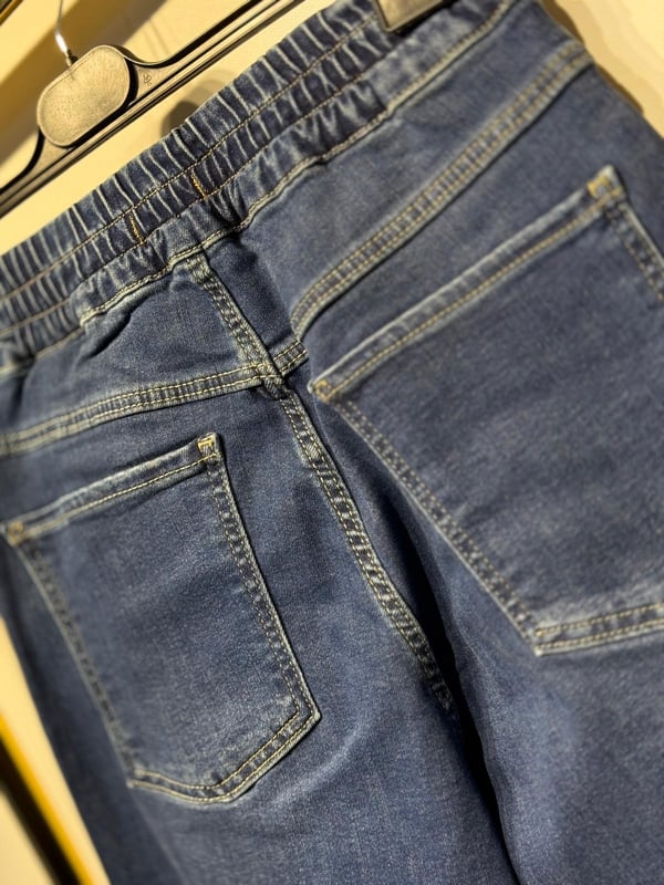 FUAT GÜRSEN Taş İşleme Detaylı Jeans Pantolon