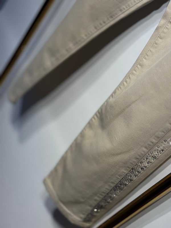 FUAT GÜRSEN Taş İşleme Detaylı Jeans Pantolon